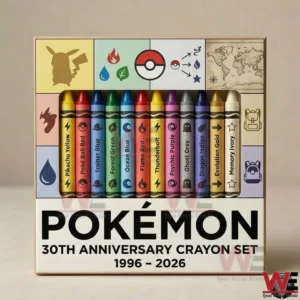 Pokemon 30TH ANNIVERSARY CRAYON SET