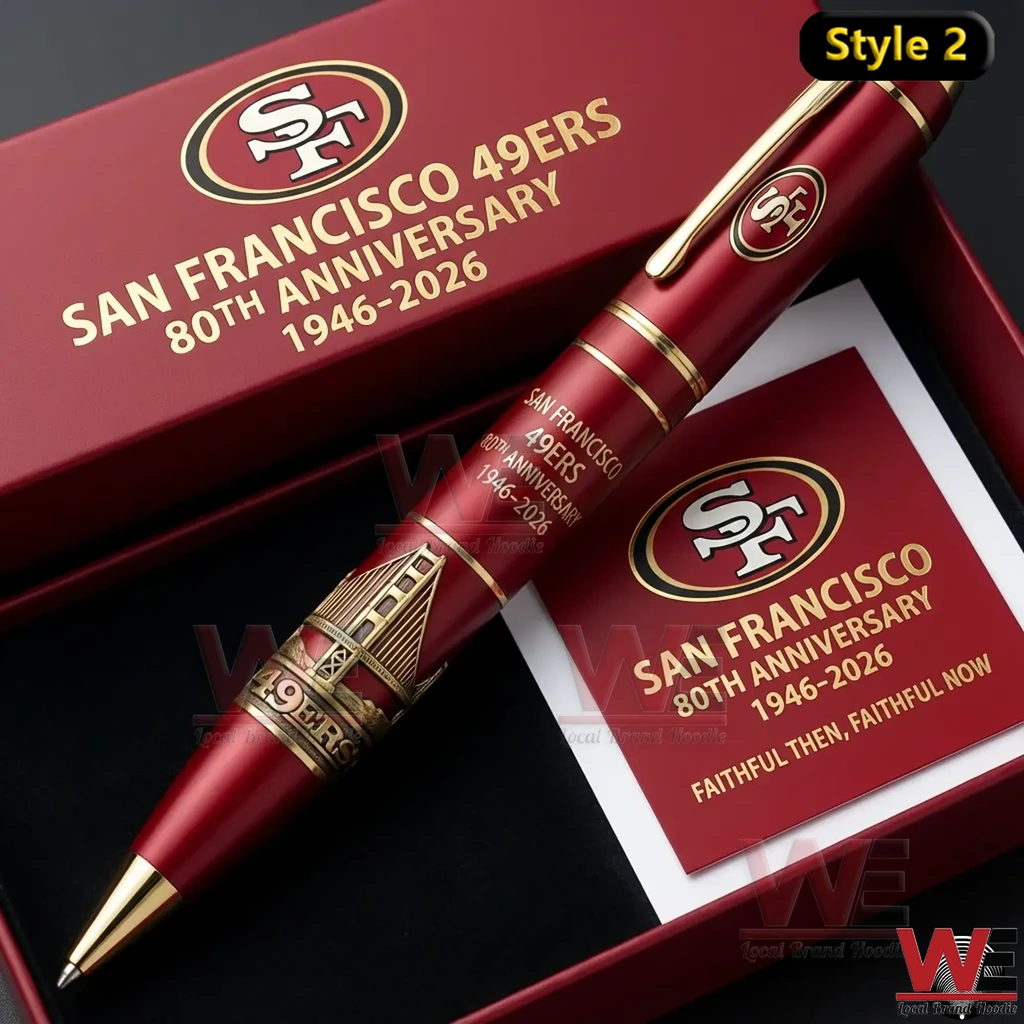 San Francisco 49ers 80th Anniversary 2 Style Pen 5 San Francisco 49ers 80th Anniversary 2 Style Pen - Image 5