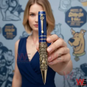 Person holding a Scooby Doo anniversary collector pen!