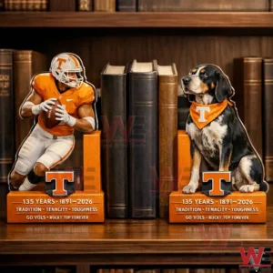 Tennessee Volunteers 135th Anniversary Bookends