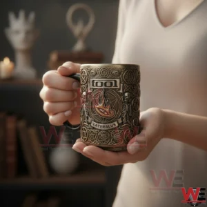 Tool Band Lateralus Mug 5 Person holding a Tool Lateralus themed mug!