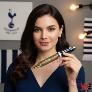 Person holding a Tottenham Hotspur anniversary collector pen!