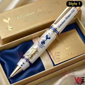 Tottenham Hotspur FC Audere Est Facere To Dare is To Do Pen 6 A Tottenham Hotspur themed pen is displayed neatly in its box with clear focus on branding!