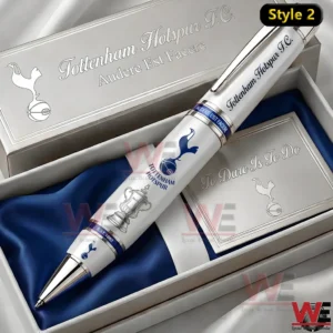 Tottenham Hotspur FC Audere Est Facere To Dare is To Do Pen 7 A Tottenham Hotspur themed pen lies in its box to emphasize premium materials and detail!
