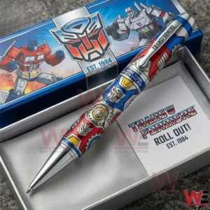 Transformers Roll Out Pen 4 Transformers themed metal pen displayed inside an open presentation box!