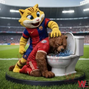uefa champions league team funny mascot 3d resin figurine welocalbrandhoodie img 5 Abkip