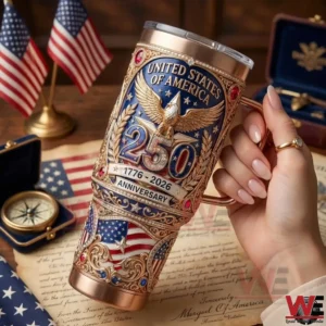 united states of america eagles 250th anniversary 1776 2026 tumbler img 1 GLf06