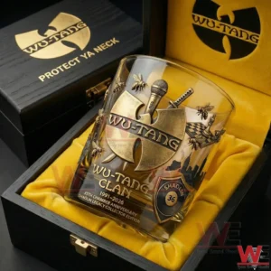 Wu Tang Clan collector glass inside a luxury display box!