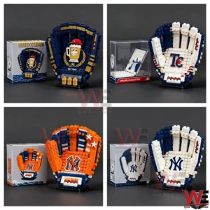2026 New MLB Baseball Team Glove Building Blocks 13 Decorative baseball glove building block models themed by MLB teams!