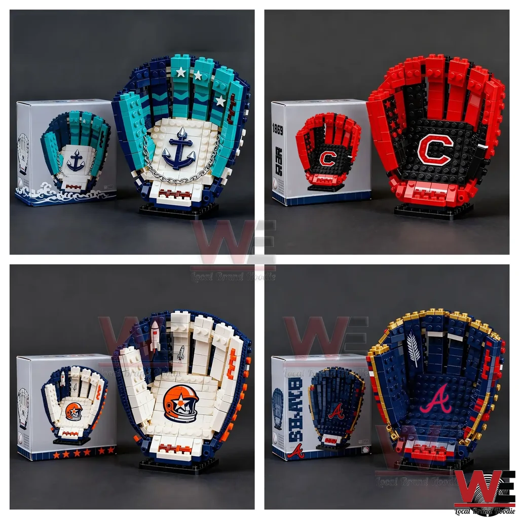 2026 New MLB Baseball Team Glove Building Blocks 6 2026 New MLB Baseball Team Glove Building Blocks - Image 6