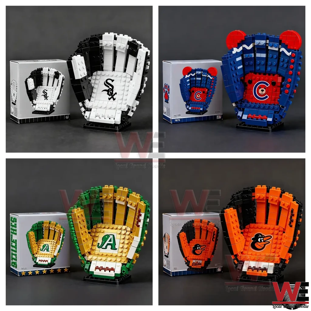 2026 New MLB Baseball Team Glove Building Blocks 7 2026 New MLB Baseball Team Glove Building Blocks - Image 7