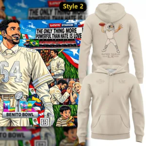 bad bunny super bowl lx champions seahawks hoodie