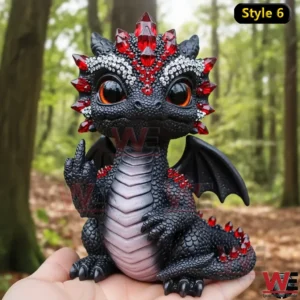 bejeweled gemstone baby dragon figure ornament img 5 EGq4L