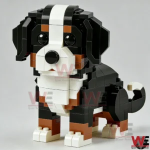Bernese Mountain Dog building blocks toy model!