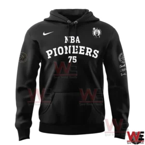Front view of black NBA Pioneers hoodie!
