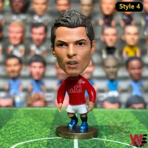 Cristiano Ronaldo 2026 New Soccer Legendary Player Figure 11 Classic red kit soccer player figure standing on a football field!