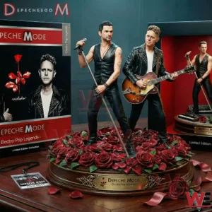 Depeche Mode Electro Pop Legends Resin Figurine 3 Limited edition Depeche Mode figurine set with themed packaging and rose base!