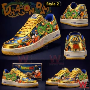 Commemorative anime sneaker with dragon and hero illustrations!