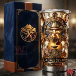 George Strait Pure Country Tumbler 6 George Strait Pure Country tumbler next to a premium gift box!