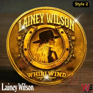 Lainey Wilson Heart Like a Truck Commemorative Coin 4 Gold commemorative coin with side portrait of Lainey Wilson in western inspired design!