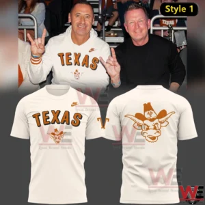 White Texas shirt with longhorn graphic!