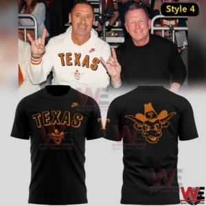 Black Texas shirt with cowboy longhorn graphic!