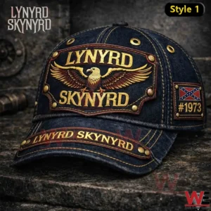 Lynyrd Skynyrd Eagles #1973 Cap hat 6 Lynyrd Skynyrd cap style one with eagle embroidery and band name!