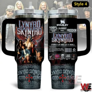 Lynyrd Skynyrd Sweet Home Alabama Tumbler 7 Southern rock band themed insulated tumbler with bold graphic design!
