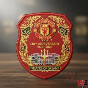Manchester United 148th Anniversary Embroidered Badge Patch