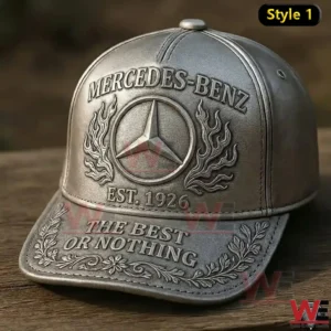 Vintage Mercedes Benz cap with raised star logo!