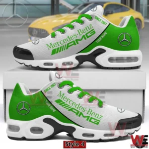 Green and gray Mercedes Benz AMG inspired sneaker!