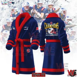 new england patriots super bowl lx champions 2025 26 bathrobe img 9 oj5Hs