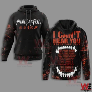 pierce the veil rock band i cant hear you world tour 2026 3d shirt img 4 Z1oye