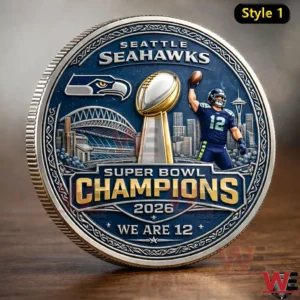 Seahawks Super Bowl Champions 2026 collectible coin!