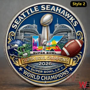 Seattle Seahawks Super Bowl Champions 2026 coin!