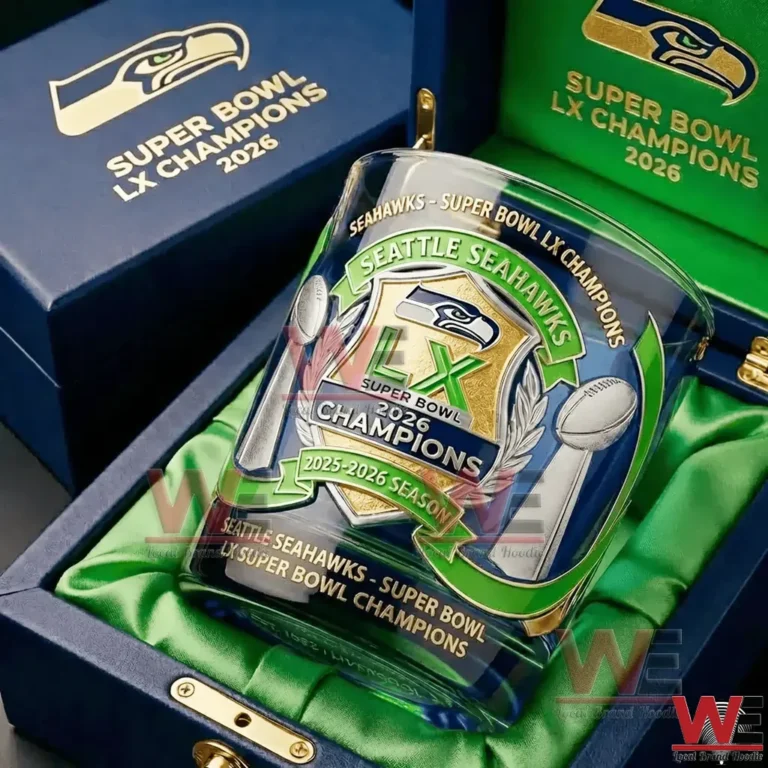 Seattle Seahawks 2026 Super Bowl LX Champions Whiskey Glass ...