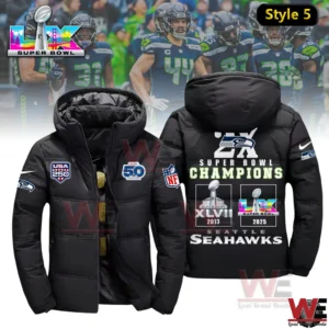 seattle seahawks 2x super bowl champions winter down jacket img 4 7yIdM
