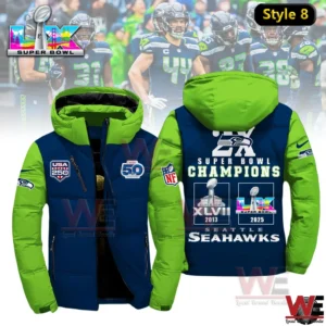 seattle seahawks 2x super bowl champions winter down jacket img 7 cuAwI