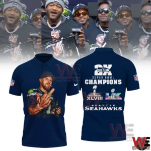 seattle seahawks sam darnold middle finger 2x super bowl champions shirt img 6 XBT9K