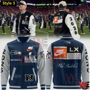 seattle seahawks super bowl champions lx nike baseball jacket img 4 QHdmA