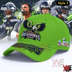 seattle seahawks super bowl lx 2026 champs classic cap img 5 zNgXl