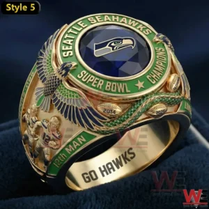 seattle seahawks super bowl lx 2026 winner commemorative ring img 4 2hjX9