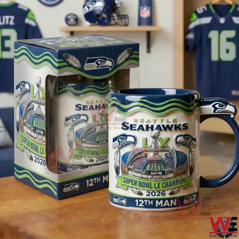 Seattle Seahawks Super Bowl LX Champions 2026 Mug - WeLocalBrandHoodie