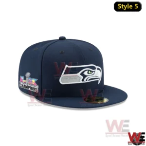 Navy Seahawks champions cap with team logo embroidery!