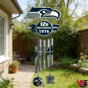 Seattle Seahawks Wind Chime