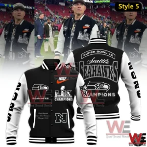 seattle seahawks x bad bunny super bowl lx baseball jacket img 8 xGHFL