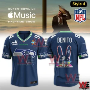 seattle seahawks x bad bunny super bowl lx jersey img 9 QBhTm