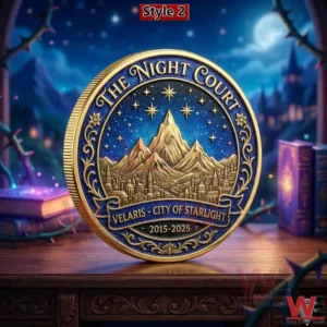 the a court of thorns and roses 10th anniversary coin img 1 nj9Dw