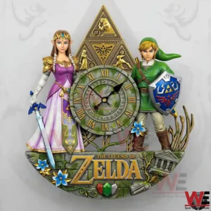 The Legend of Zelda Hyrule Wall Clock