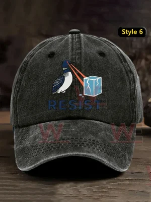 unisex resist printed casual hat img 5 t3qwj